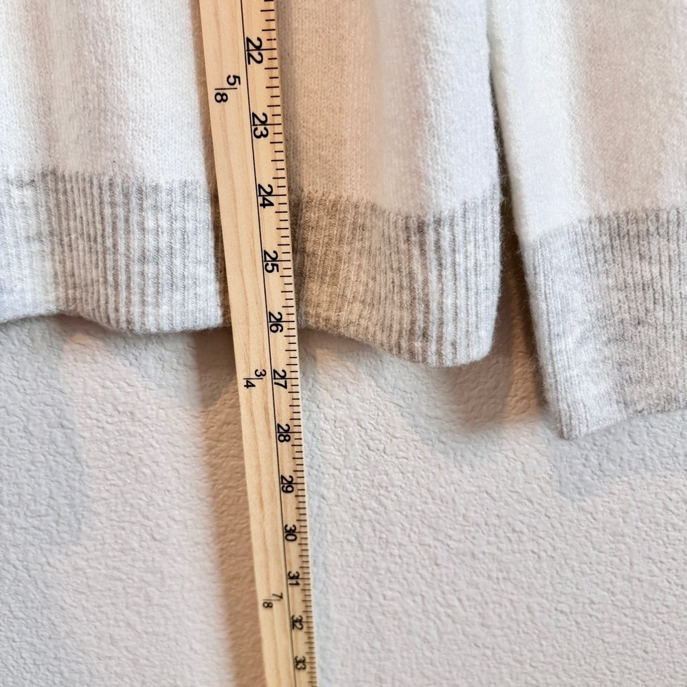 Coastal Ski Lodgecore Après Ski Turtleneck Ski Sweater Blue Gray CeCe L A85 - Picture 9 of 11